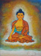 Buddha,No.2, a painting by American Nature Painter, Judith A. Maddox Saylor at JAMS Artworks.